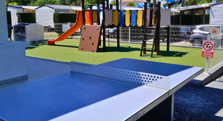 Activité camping ping-pong